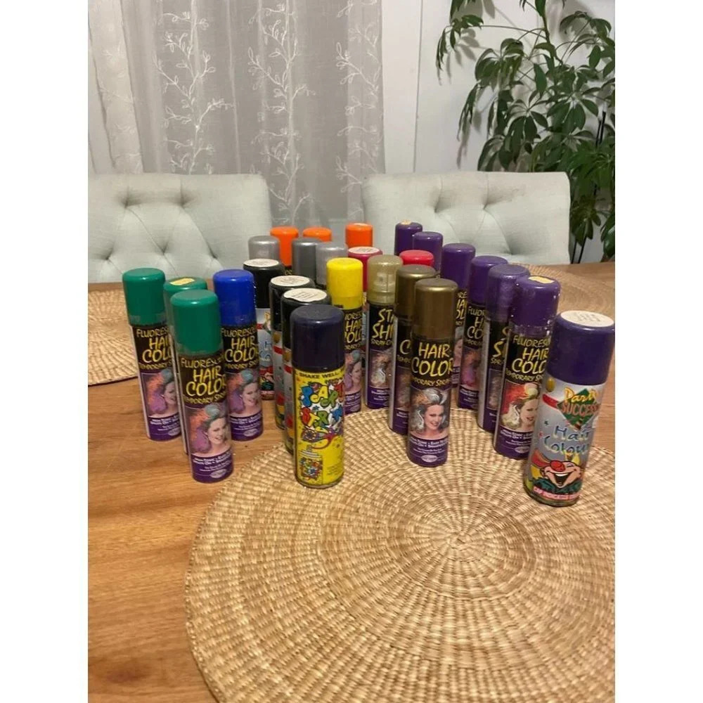 Lot of Vintage Hair Color Sprays